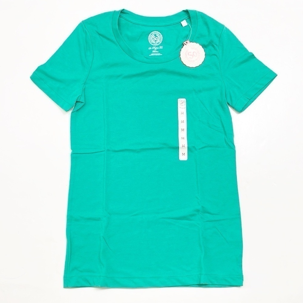 NEW SO Perfect Tee in Peacock Green